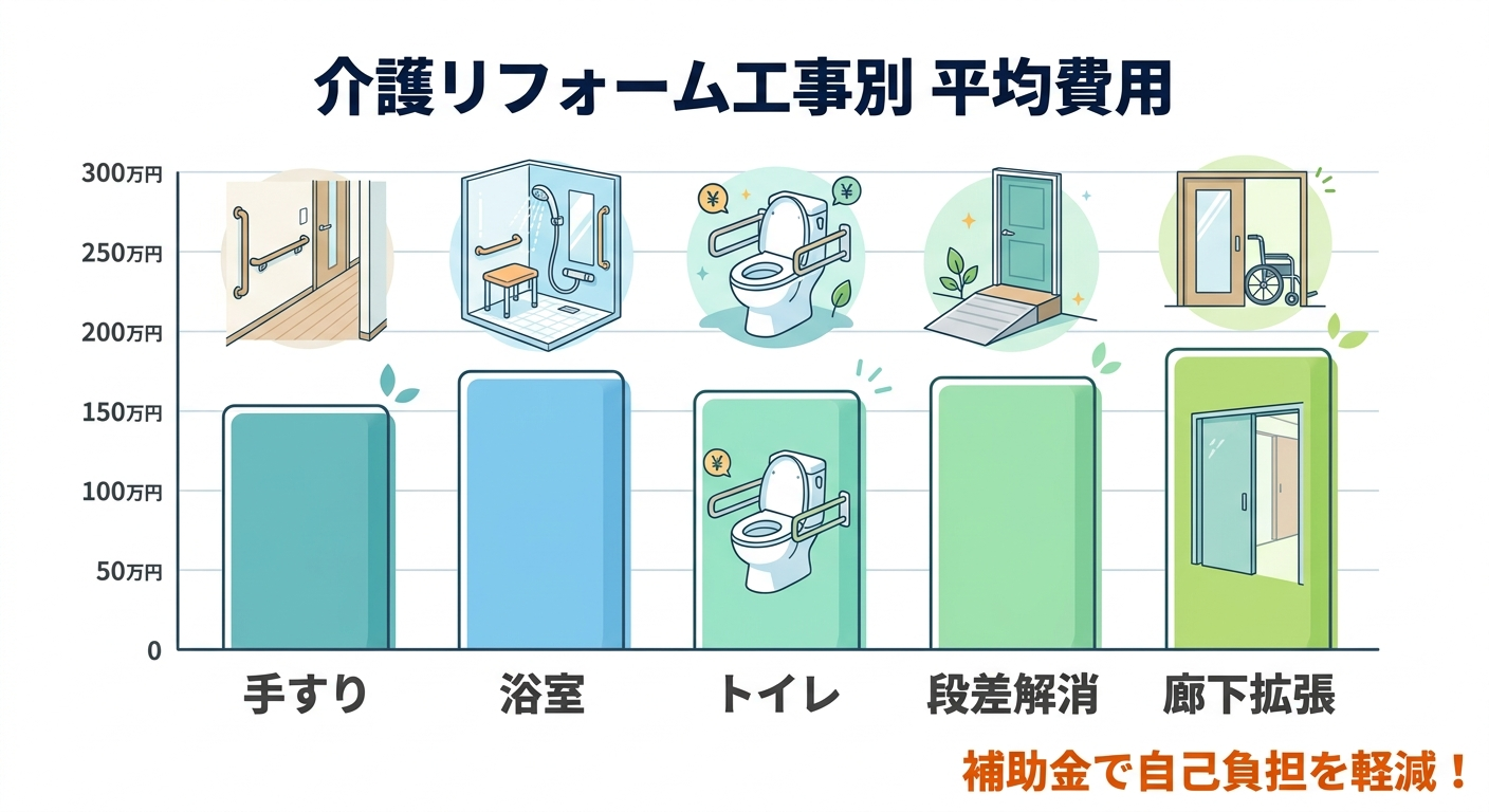 介護リフォーム 平均費用2026｜工事内容別の相場と補助金活用で実質負担を最小化する完全ガイド