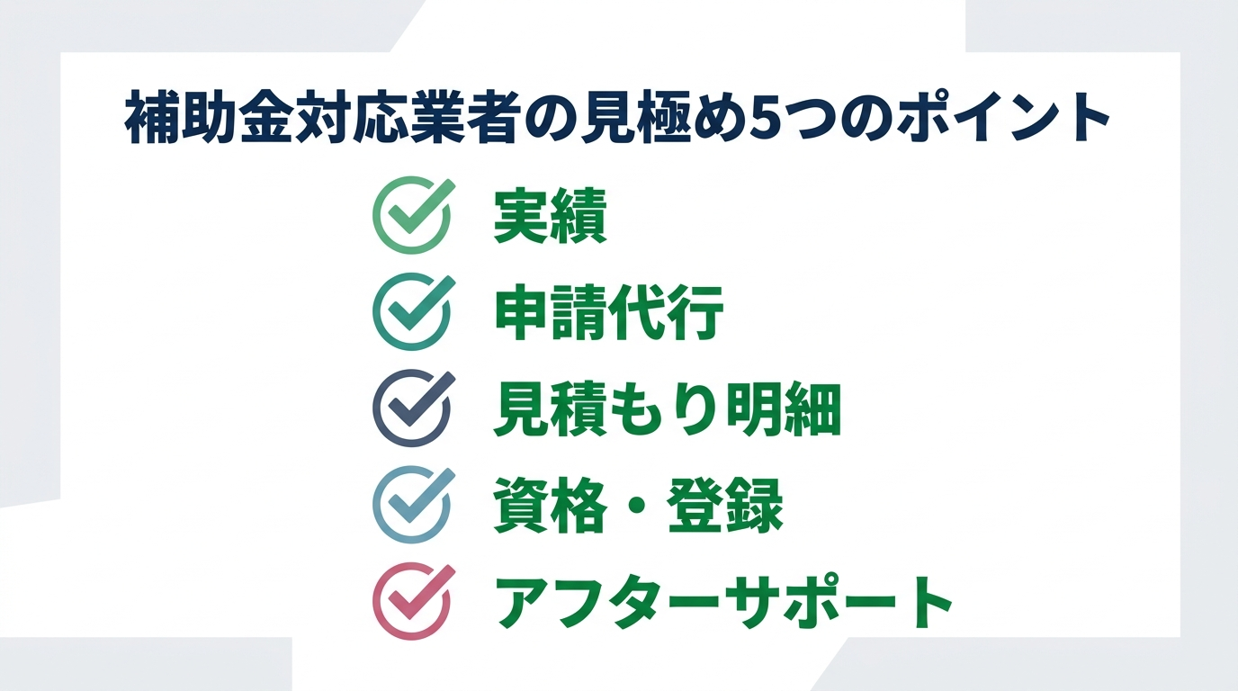 介護リフォーム 補助金の対象業者の選び方2026｜申請代行・見積もり対応の優良業者を見分けるチェックリスト